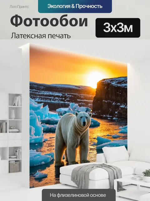300 × 300 см · Латексная печать
