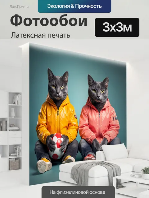 300 × 300 см · Латексная печать