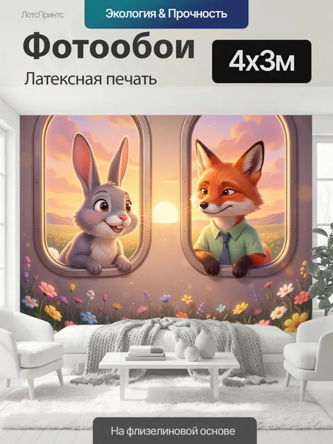 400 × 300 см · Латексная печать