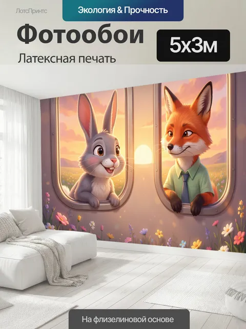 500 × 300 см · Латексная печать