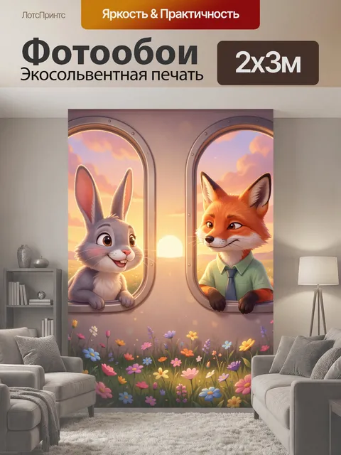 200 × 300 см · Экосольвентная печать