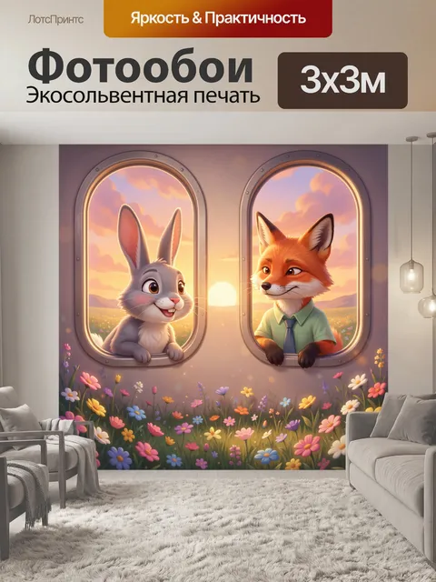 300 × 300 см · Экосольвентная печать