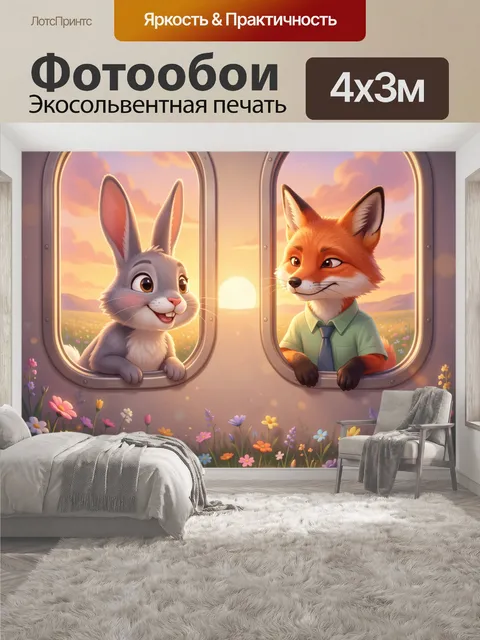 400 × 300 см · Экосольвентная печать