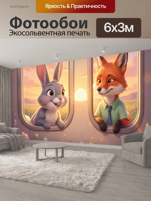 600 × 300 см · Экосольвентная печать