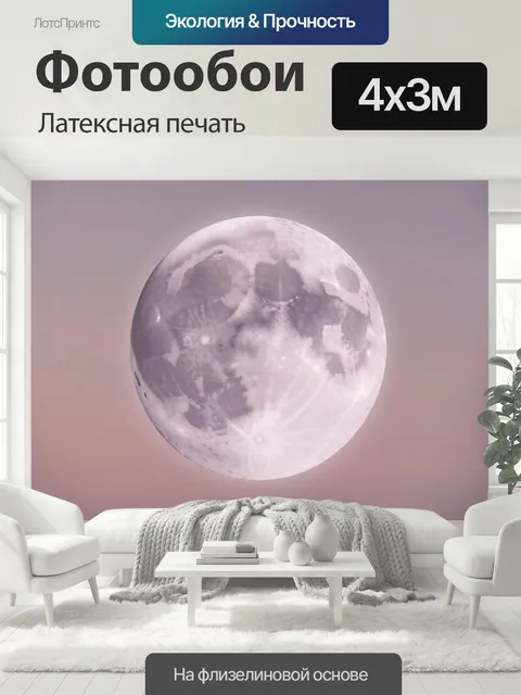 400 × 300 см · Латексная печать