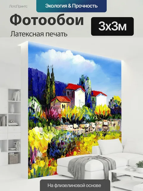 300 × 300 см · Латексная печать