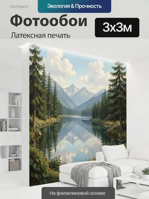 300 × 300 см · Латексная печать