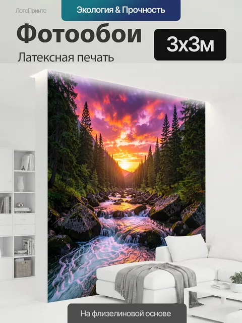 300 × 300 см · Латексная печать