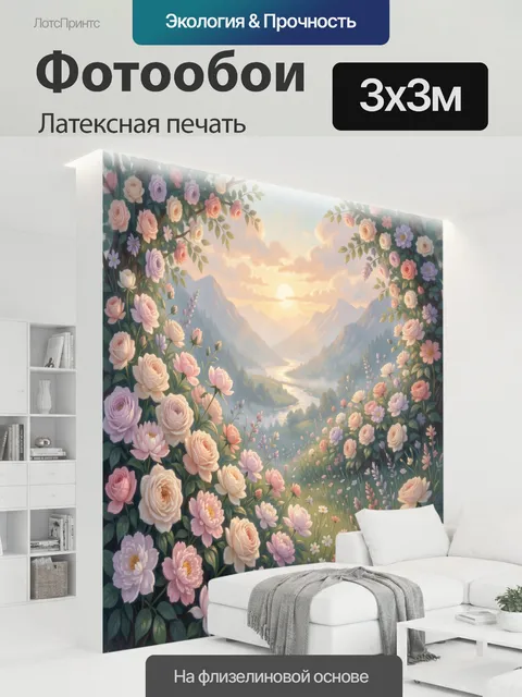 300 × 300 см · Латексная печать