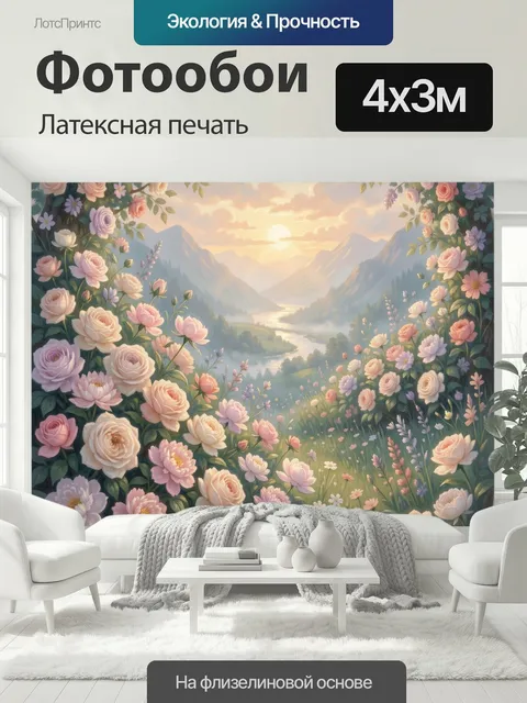 400 × 300 см · Латексная печать