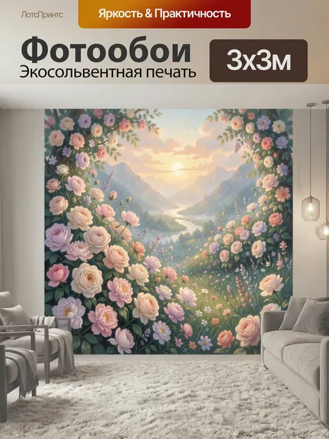 300 × 300 см · Экосольвентная печать
