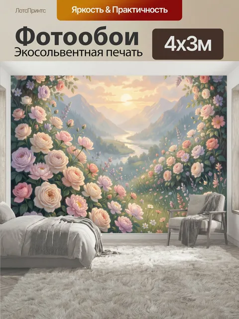 400 × 300 см · Экосольвентная печать