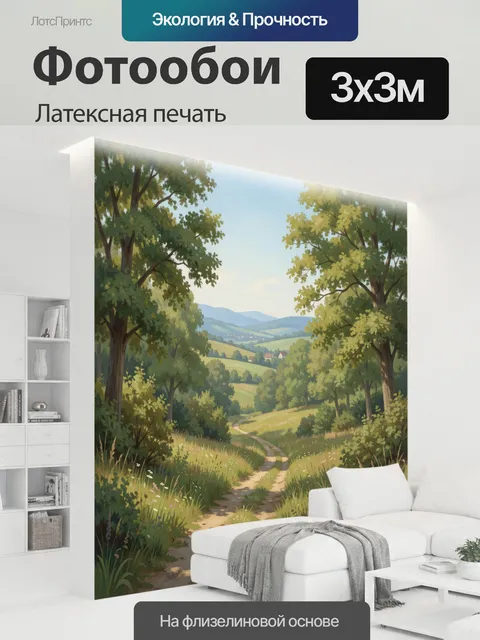 300 × 300 см · Латексная печать