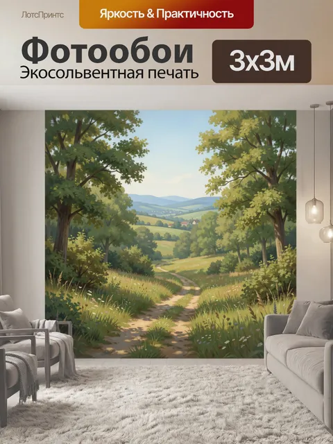 300 × 300 см · Экосольвентная печать