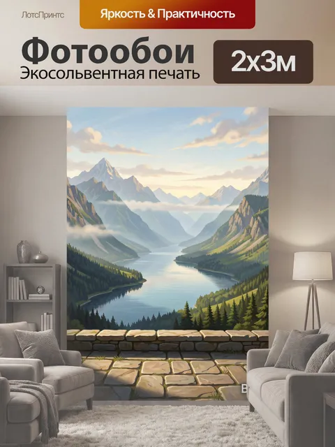 200 × 300 см · Экосольвентная печать