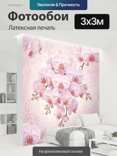 300 × 300 см · Латексная печать