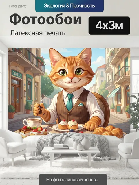 400 × 300 см · Латексная печать
