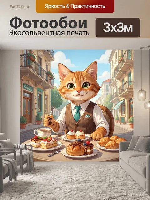 300 × 300 см · Экосольвентная печать