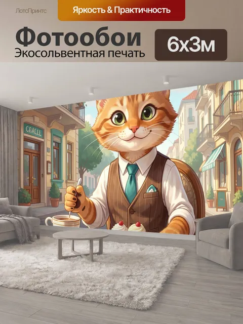 600 × 300 см · Экосольвентная печать