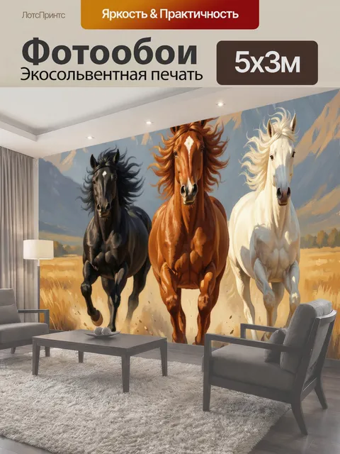 500 × 300 см · Экосольвентная печать