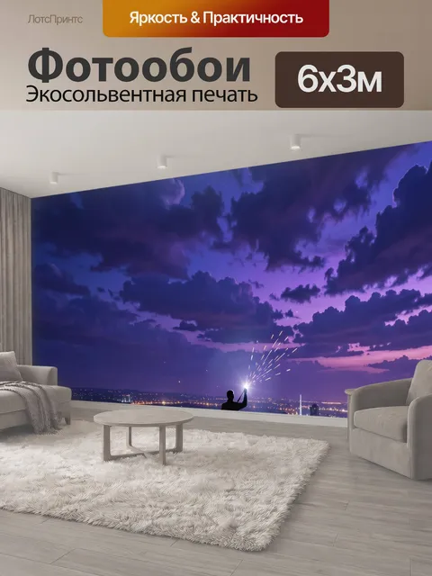 600 × 300 см · Экосольвентная печать