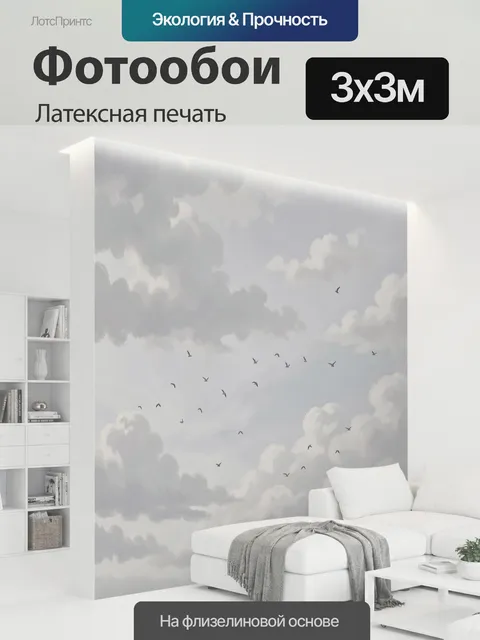 300 × 300 см · Латексная печать