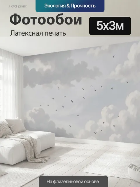 500 × 300 см · Латексная печать