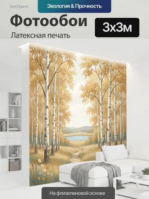 300 × 300 см · Латексная печать