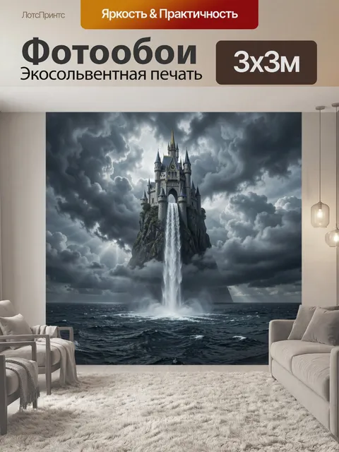 300 × 300 см · Экосольвентная печать