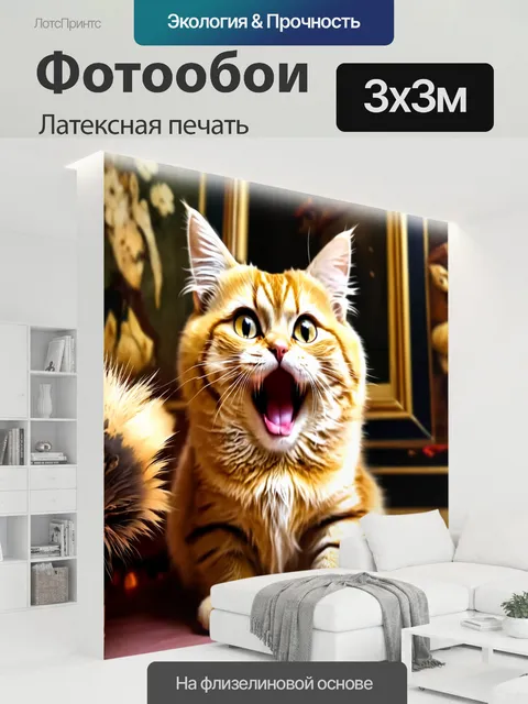 300 × 300 см · Латексная печать