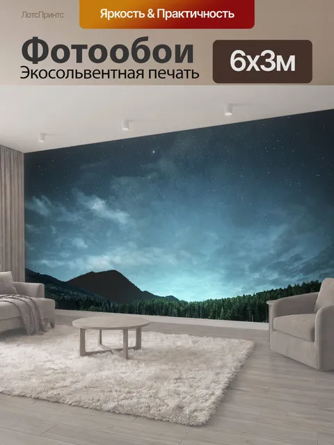 600 × 300 см · Экосольвентная печать