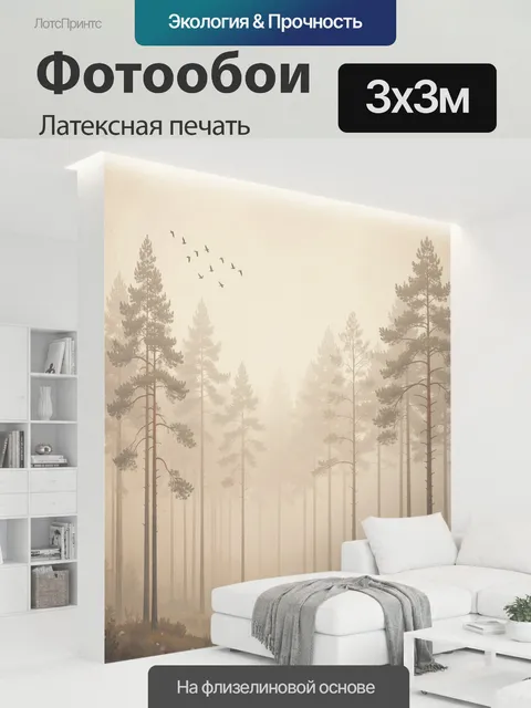 300 × 300 см · Латексная печать