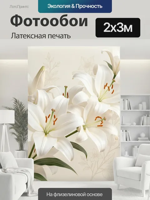 200 × 300 см · Латексная печать