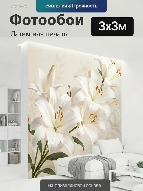 300 × 300 см · Латексная печать