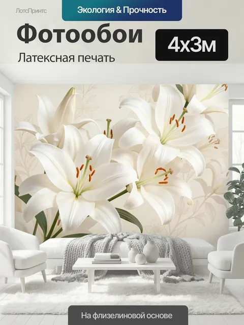 400 × 300 см · Латексная печать