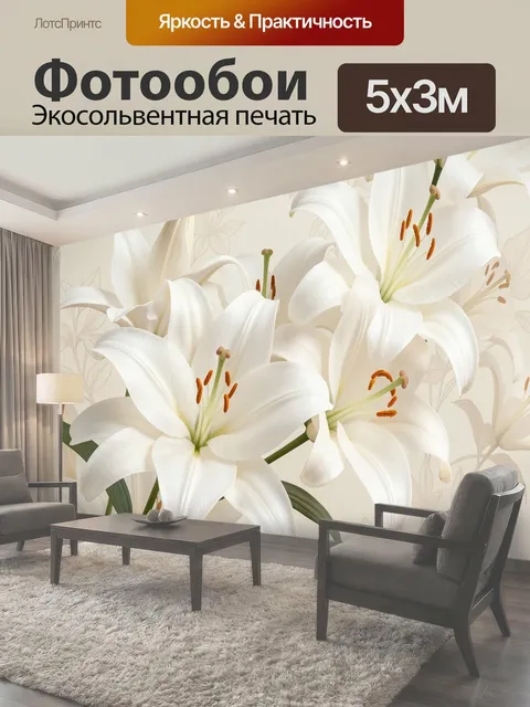 500 × 300 см · Экосольвентная печать