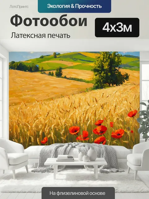 400 × 300 см · Латексная печать