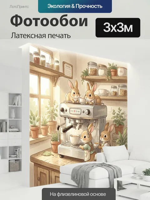 300 × 300 см · Латексная печать