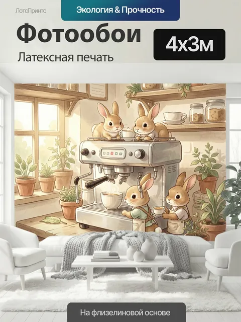 400 × 300 см · Латексная печать