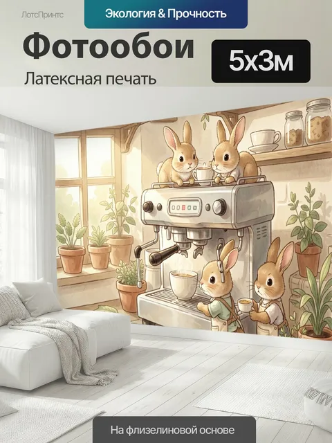 500 × 300 см · Латексная печать