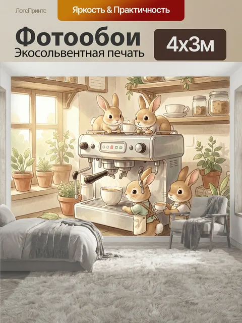 400 × 300 см · Экосольвентная печать