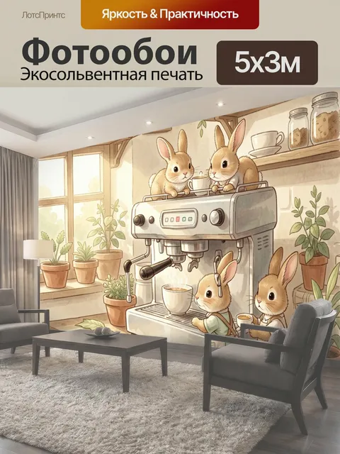 500 × 300 см · Экосольвентная печать