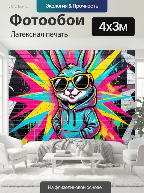 400 × 300 см · Латексная печать