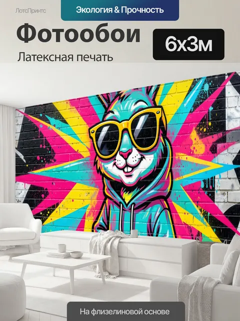 600 × 300 см · Латексная печать