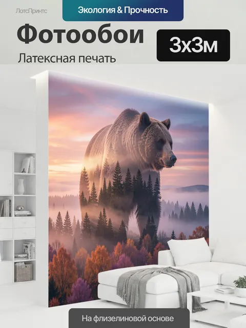 300 × 300 см · Латексная печать