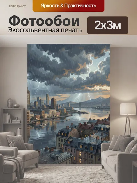 200 × 300 см · Экосольвентная печать