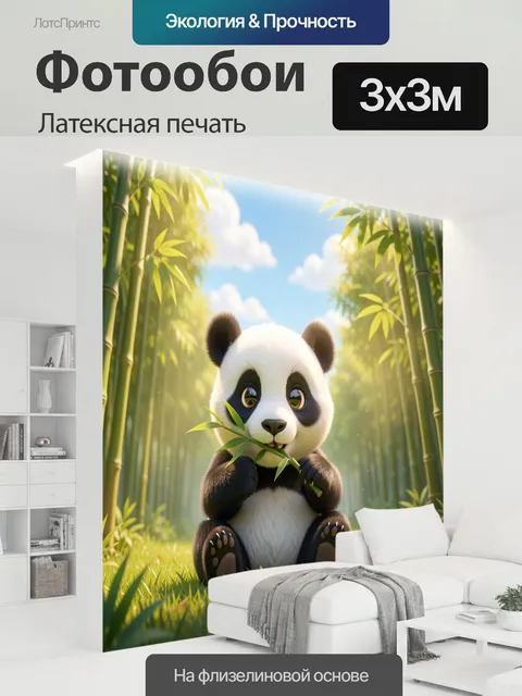 300 × 300 см · Латексная печать