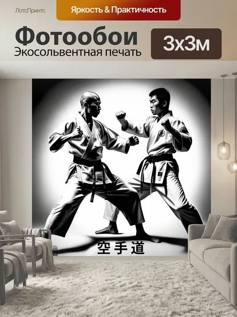 Фотообои Каратэ, самбо, тхэквондо борьба боевое искусство