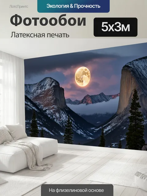 500 × 300 см · Латексная печать