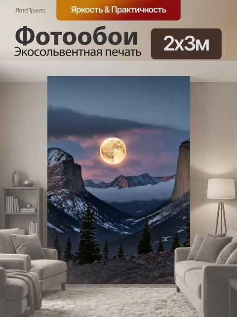 200 × 300 см · Экосольвентная печать